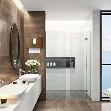 Bamboo Paper Towel Dispenser, Paper Towel Holder for Kitchen Bathroom Toilet of Home and Commercial, Wall Mount or Countertop for Multifold, C Fold, Z fold, Trifold Hand Towels (Vintage Brown)