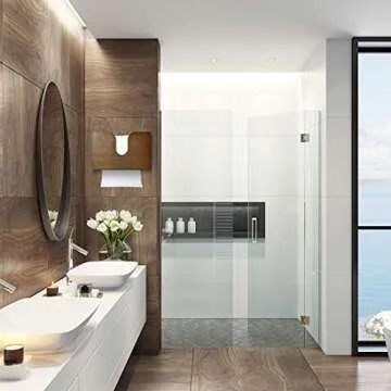 Bamboo Paper Towel Dispenser, Paper Towel Holder for Kitchen Bathroom Toilet of Home and Commercial, Wall Mount or Countertop for Multifold, C Fold, Z fold, Trifold Hand Towels (Vintage Brown)