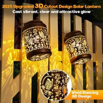 Uspring 3D Hummingbird Solar Lantern Gifts for Women