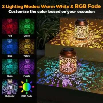 Uspring 3D Hummingbird Solar Lantern Gifts for Women