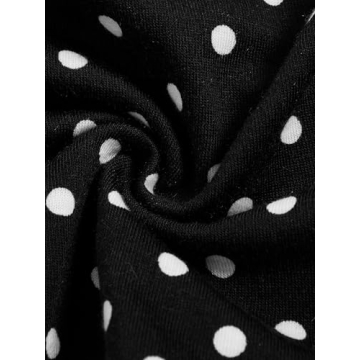 SOLY HUX Women's Y2K Halter Top Polka Dots Crop Tank