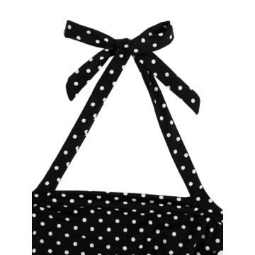 SOLY HUX Women's Y2K Halter Top Polka Dots Crop Tank