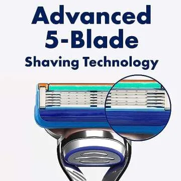 Gillette Fusion Razor Blade Refills for Comfort & Precision