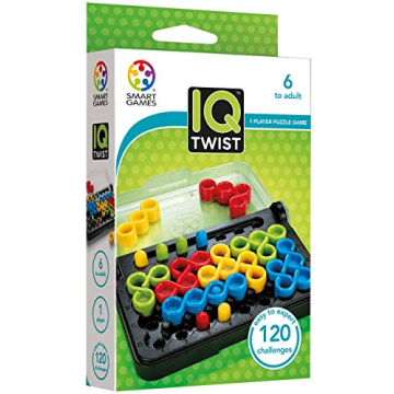 SmartGames IQ Twist Travel Game for Kids and Adults