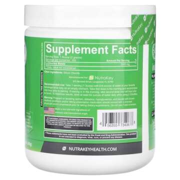 Nutrakey L Citrulline Malate Powder - Nitric Oxide Booster for Performance & Recovery, 200g