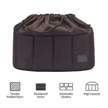 Selens High-Capacity Shockproof DSLR SLR Camera Padded Bag Case Partition Camera Insert, Make Your Own Camera Bag