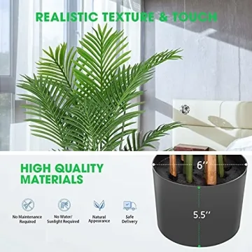 VIVOSUN 5 ft. Artificial Areca Palm Trees for Decor