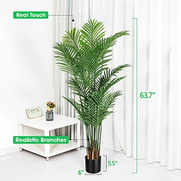 VIVOSUN 5 ft. Artificial Areca Palm Trees for Decor