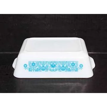Durable Pyrex Horizon Blue Casserole Dish with Lid