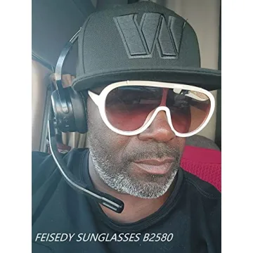 FEISEDY Sunglasses Women Oversized One Piece Frame UV400 Sun Glasses Trendy Retro Shades B2580