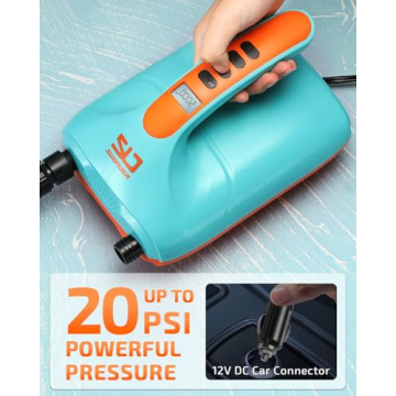 Swonder 20PSI Digital Air Pump for SUP Kayak Tent Auto-Off