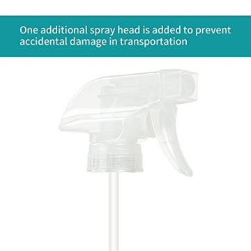 HOMBYS Glass Spray Bottles - 17 oz, Eco-Friendly, 3 Pack