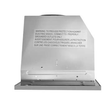 COSMO COS-30IRHP 30 in. Lumin Collection 380 CFM Ducted Insert Range Hood, Button Controls, LED Lights, Stainless Steel