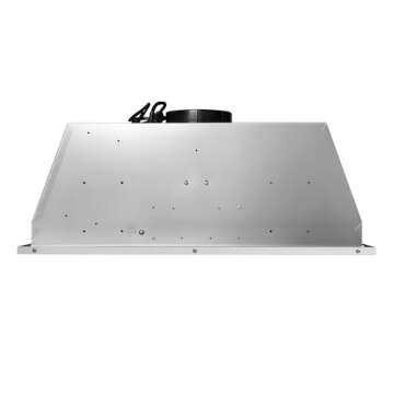 COSMO COS-30IRHP 30 in. Lumin Collection 380 CFM Ducted Insert Range Hood, Button Controls, LED Lights, Stainless Steel