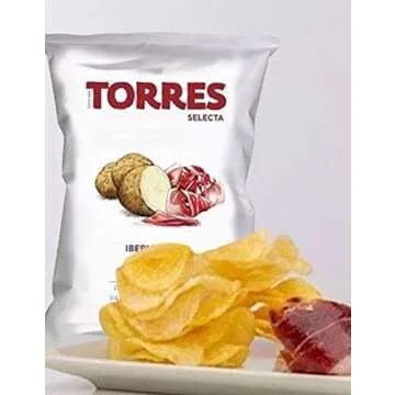 Torres Spanish Potato Chips Variety Pack Made in Barcelona