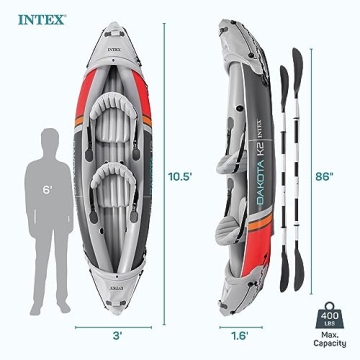 Intex Dakota K2 Inflatable Kayak for Family Fun