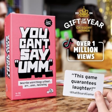 You Can't Say UMM: Exciting Family Party Game