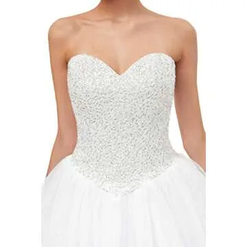 Stunning Likedpage Women’s Wedding Dress - Ball Gown Elegance