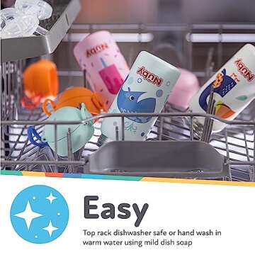 Nuby Thirsty Kids No Spill Stainless Steel Cup - 14 Oz