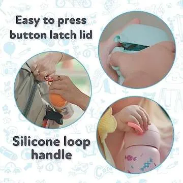 Nuby Thirsty Kids No Spill Stainless Steel Cup - 14 Oz