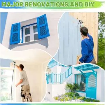 PHALANX Airless Paint Sprayer, 7/8HP 780W High Efficiency Airless Stand Sprayer, 3000PSI Electric Paint Sprayer with Cleaning Kits for Painting Home Interior Exterior Walls, Ceiling, Fence, Cabinet