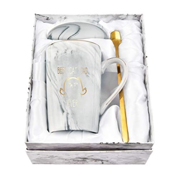 Best Cat Dad Ever Coffee Mug Gift for Cat Lovers