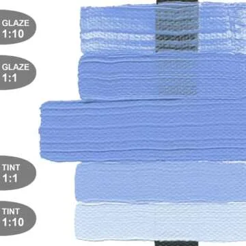 Heavy Body Acrylics by GOLDEN, Light Ultramarine Blue, 5 fl. oz. Tube, Professional Acrylic Paint, Opaque