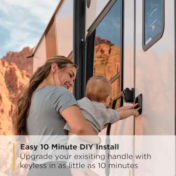 RVLock Trek Keyless Entry with Bluetooth & Remote Control