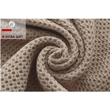 ANEWAY 100% Cotton Kitchen Towels Extra Absorbent 6 Pack