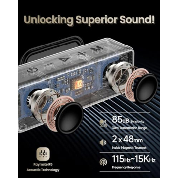 Raymate Bluetooth Speaker - 20W Waterproof & Portable