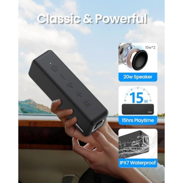 Raymate Bluetooth Speaker - 20W Waterproof & Portable