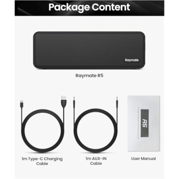 Raymate Bluetooth Speaker - 20W Waterproof & Portable