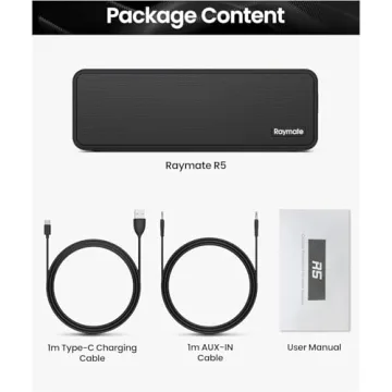 Raymate Bluetooth Speaker - 20W Waterproof & Portable