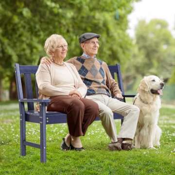 YITAHOME Garden Bench - All Weather & Stylish Outdoor Seat