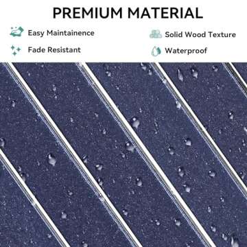 YITAHOME Garden Bench - All Weather & Stylish Outdoor Seat