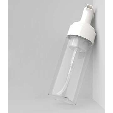 Refillable Clear Plastic Foaming Dispenser for Travel