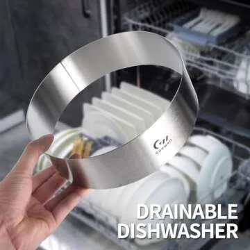 Guowall Cake Rings: Durable Stainless Steel Baking Molds
