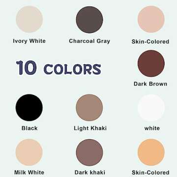 HTVRONT Skin Tone HTV Vinyl Heat Transfer Vinyl Bundle-13 Pack Brown HTV Sheets 10 Assorted Colors Iron on Vinyl with Teflon Sheet