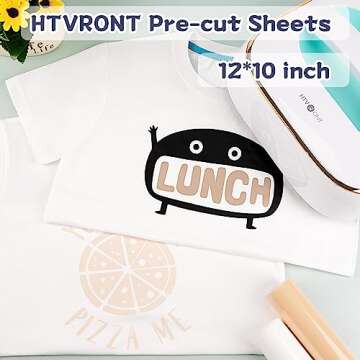 HTVRONT Skin Tone HTV Vinyl Heat Transfer Vinyl Bundle-13 Pack Brown HTV Sheets 10 Assorted Colors Iron on Vinyl with Teflon Sheet