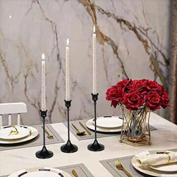 Elegant Black Candlestick Holders for Any Occasion