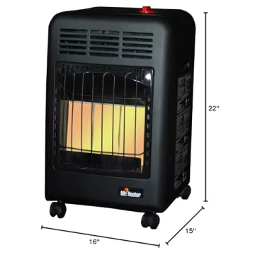 Mr. Heater MH18CH Portable LP Cabinet Heater Black