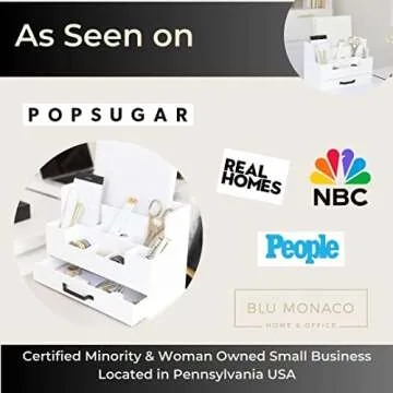 Elegant Wooden Desk Organizer for Easy Organization