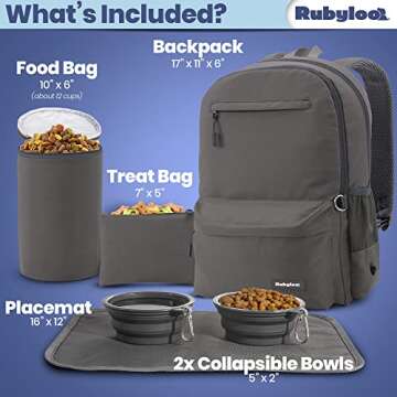 Shop Rubyloo Doggy Backpack – Ideal Dog Travel Essentials