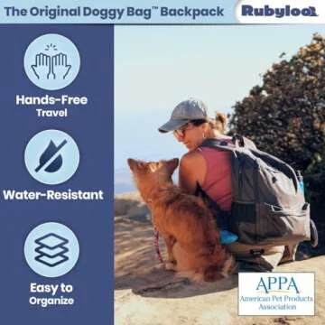 Shop Rubyloo Doggy Backpack – Ideal Dog Travel Essentials