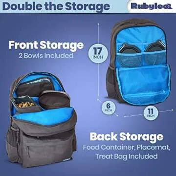 Shop Rubyloo Doggy Backpack – Ideal Dog Travel Essentials