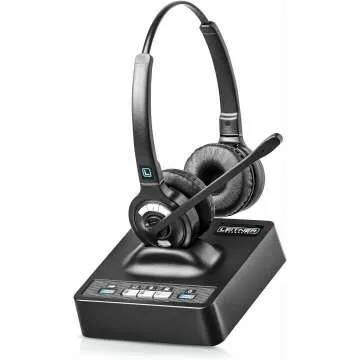 Leitner LH375 3-in-1 Wireless Headset for Work