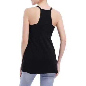 SUIEK Nursing Tank Top for Maternity & Breastfeeding