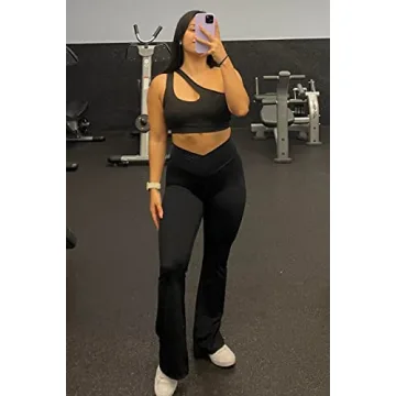 High Waisted Flare Leggings with Tummy Control