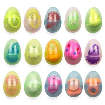 JoFAN LED Jelly Rings Easter Eggs - Fun Light Up Gifts
