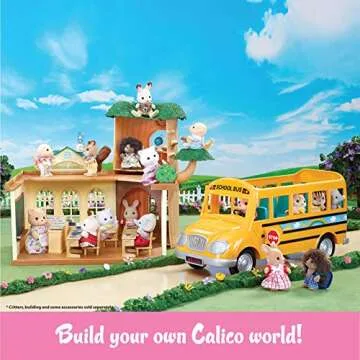 Calico Critters School Bus for Fun Adventures